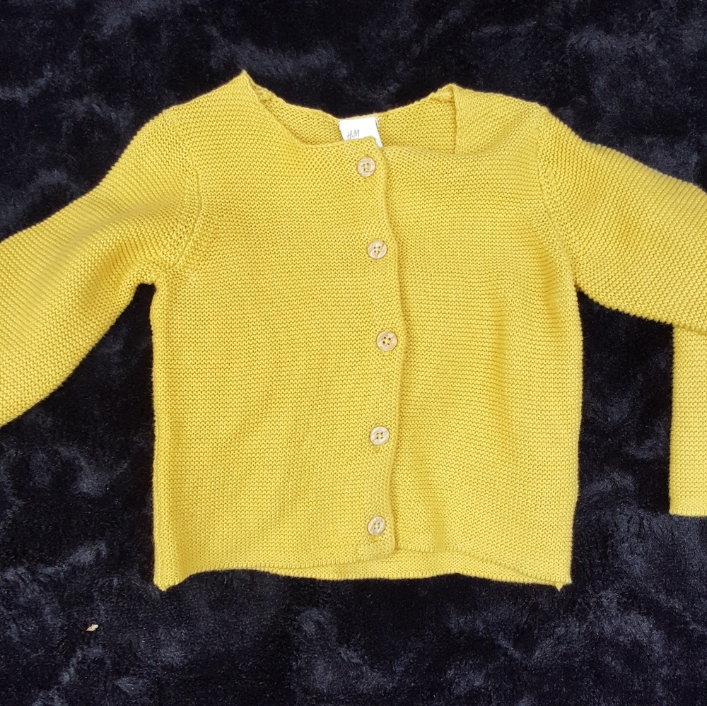 H&M mustard cardi